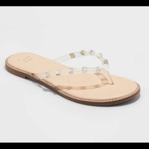 NWT Sloan Studded Flip Flop Sandals - A New Day